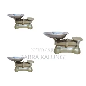 Mechanical Balance Weighing Scale, 6 Stones - Gold