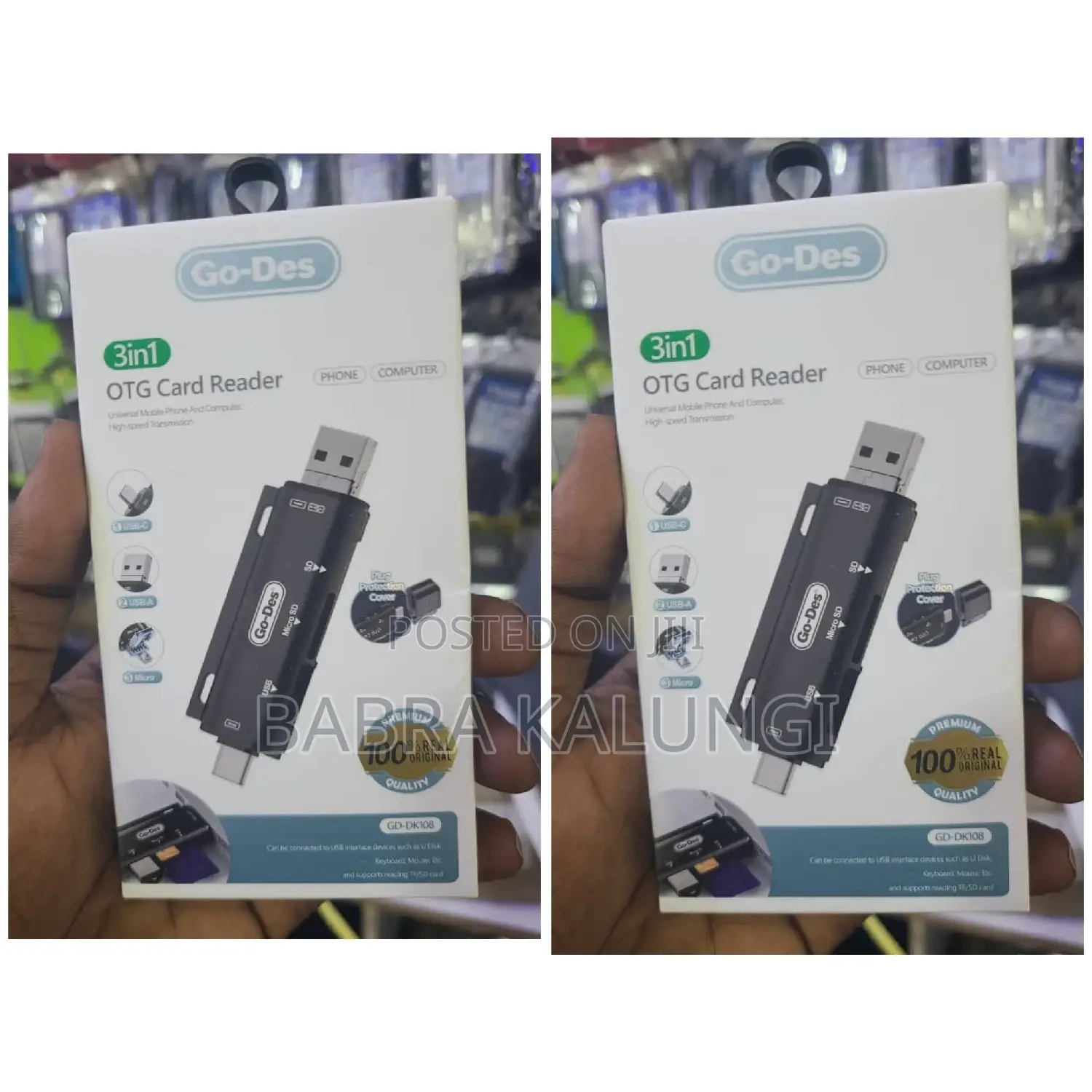 Go Does Otg Card Reader 3in1