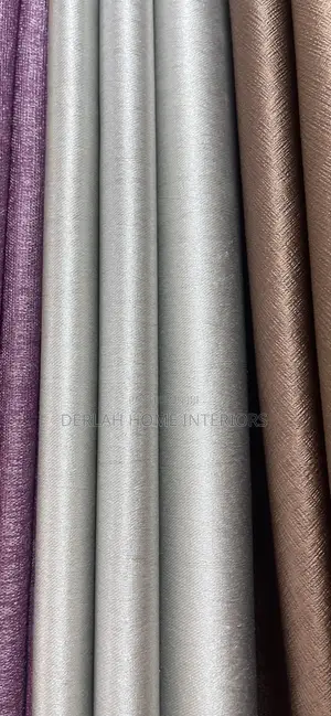 Silver Grey Metallic Curtain