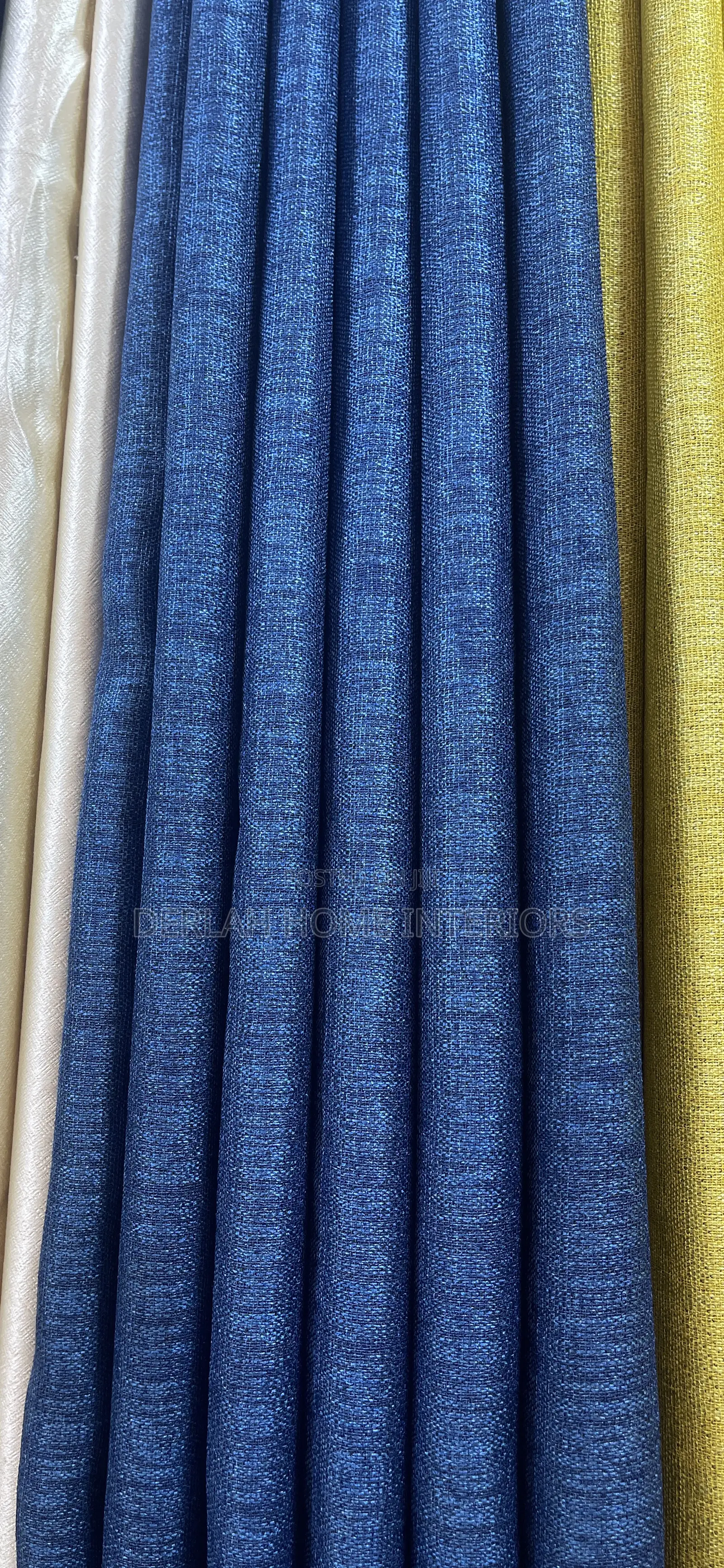 Navy Blue Curtains Per Meter
