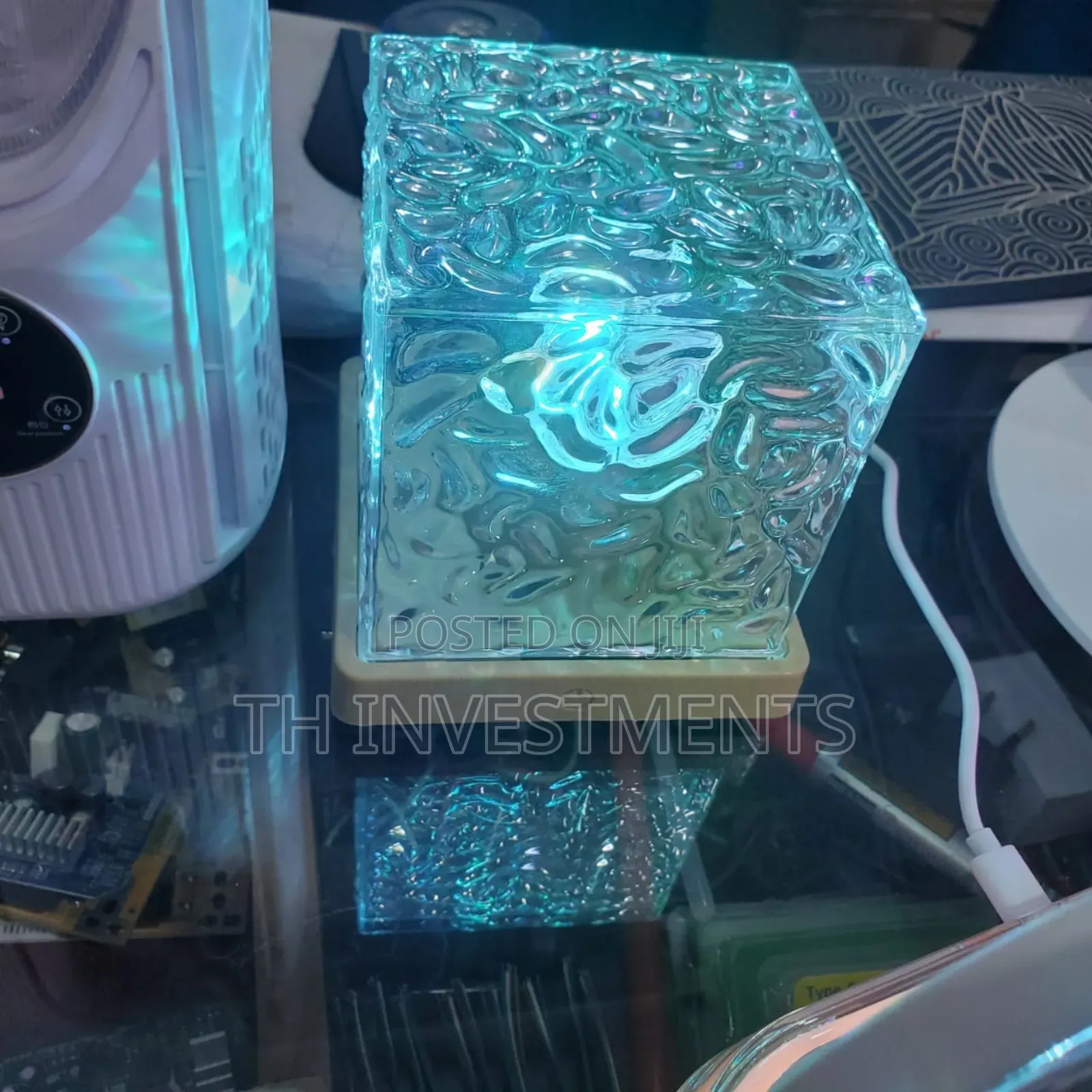 3d Water Wave Effect Lamp Remote 1 Pc – Romantic Ocean Wave