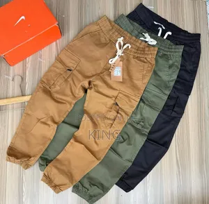 Zippered Size Cargo Pants