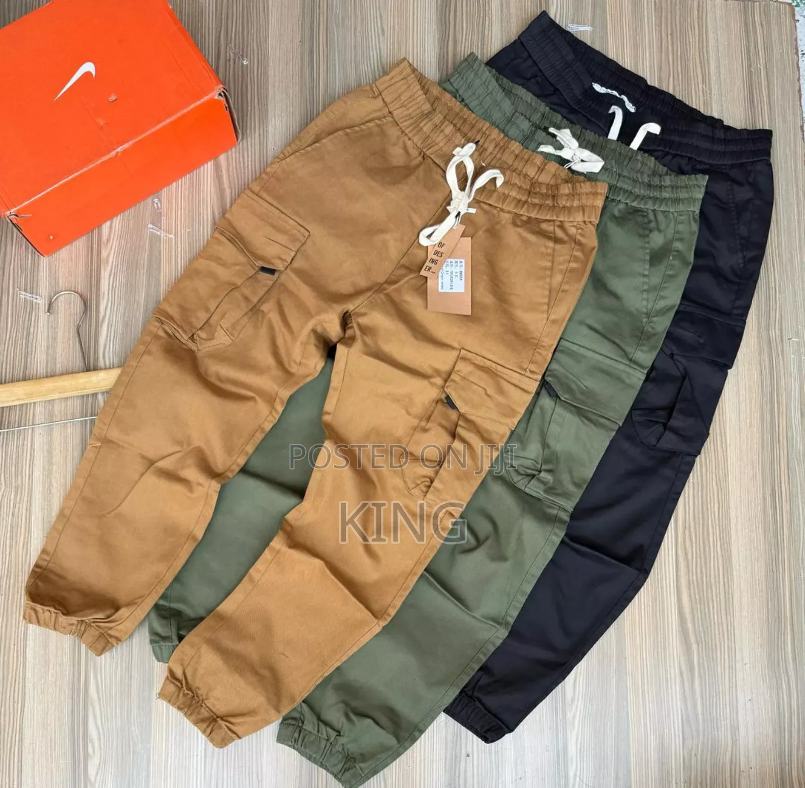 Zippered Size Cargo Pants