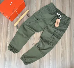 Pocketed Size Cargo Pants