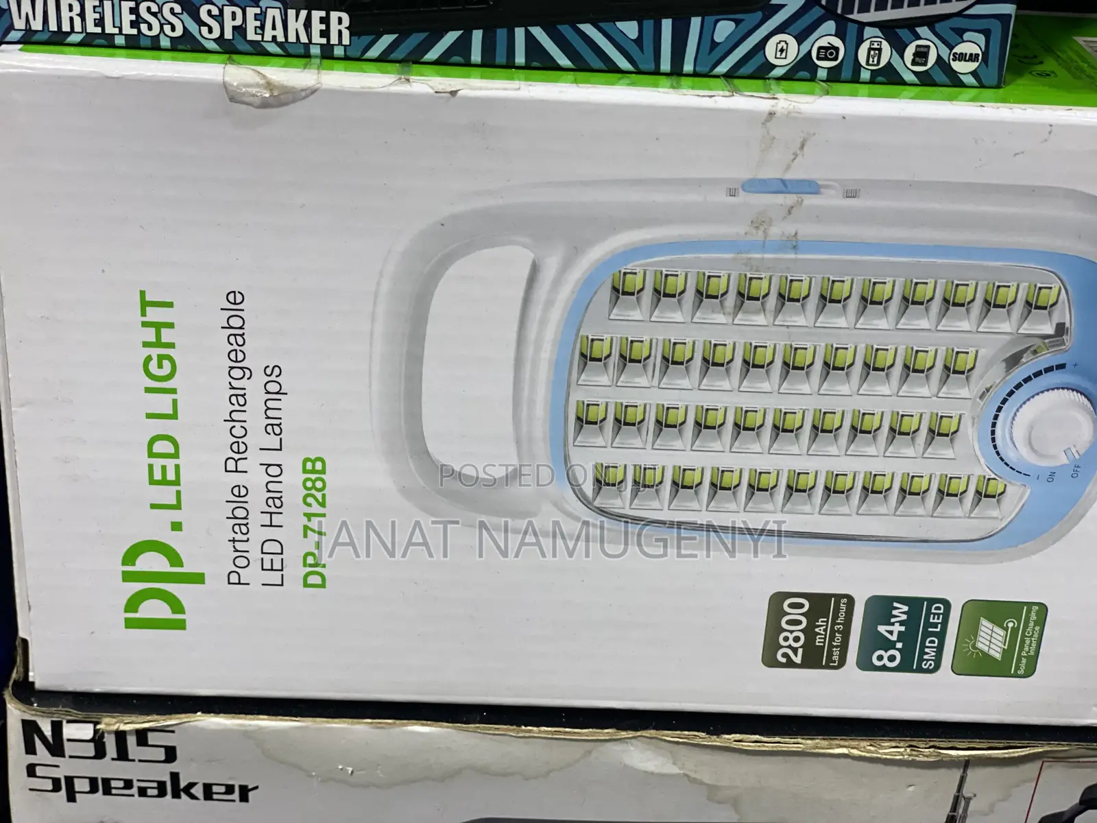 Dp Led Light Portable Rechargeable Led Hand Lamps