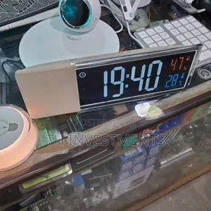Digital Alarm Clock With Wireles Charging, Smart Alarm Clock