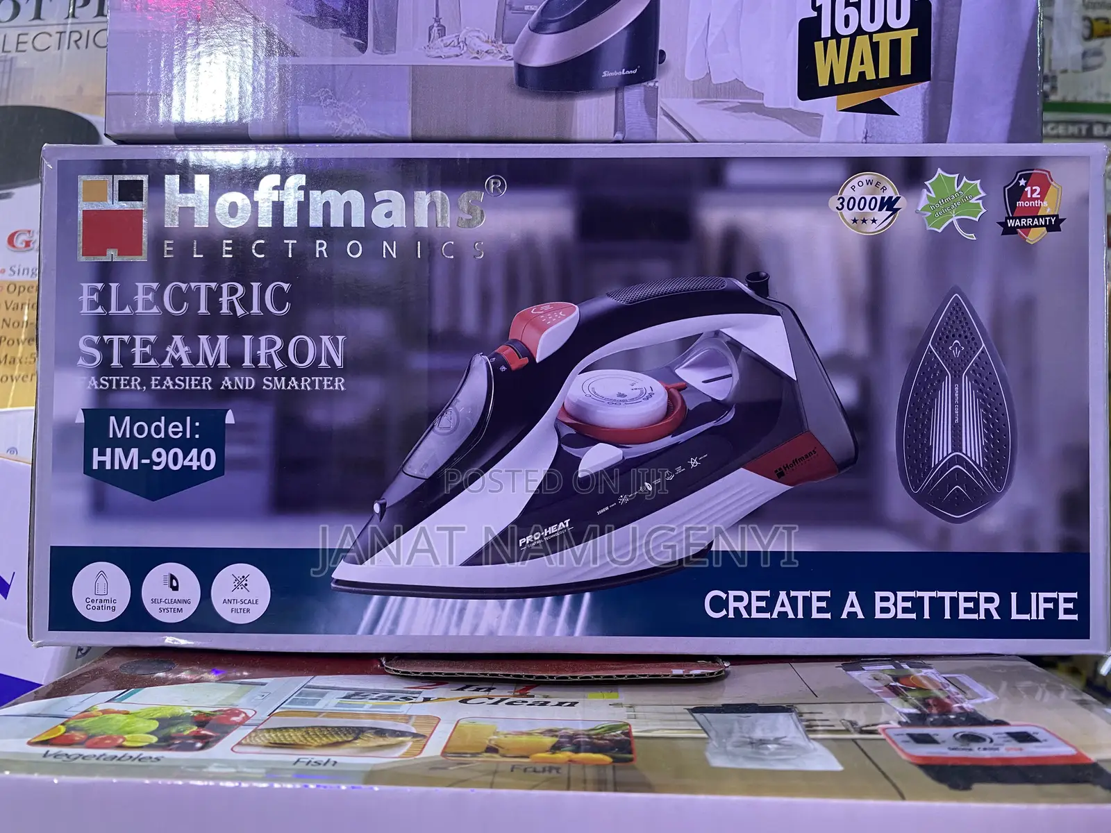 Hoffmans Electric Steam Iron