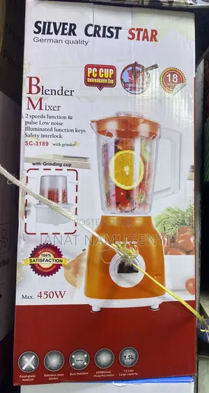Silver Crist Star Blender Mixer