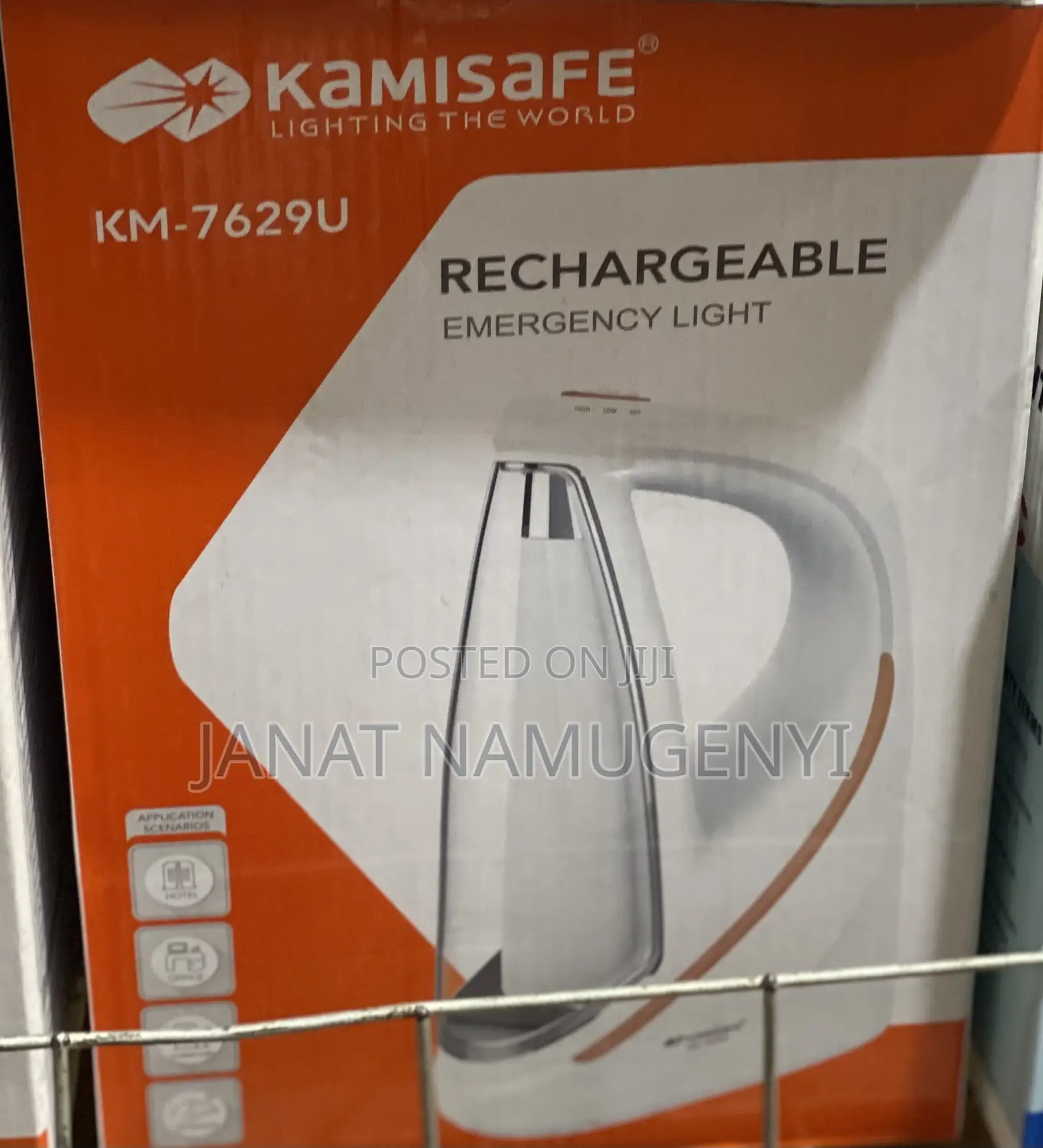Kamisafe Rechargable Emergency Light Km7629u