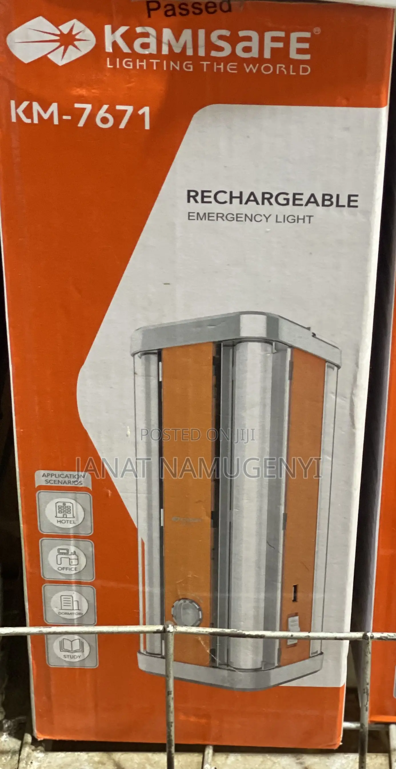 Kamisafe Rechargable Emergency Light Km-7671
