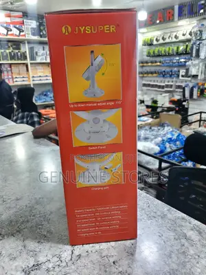 Jysuper Rechargeable Ac/Dc Table Fan.