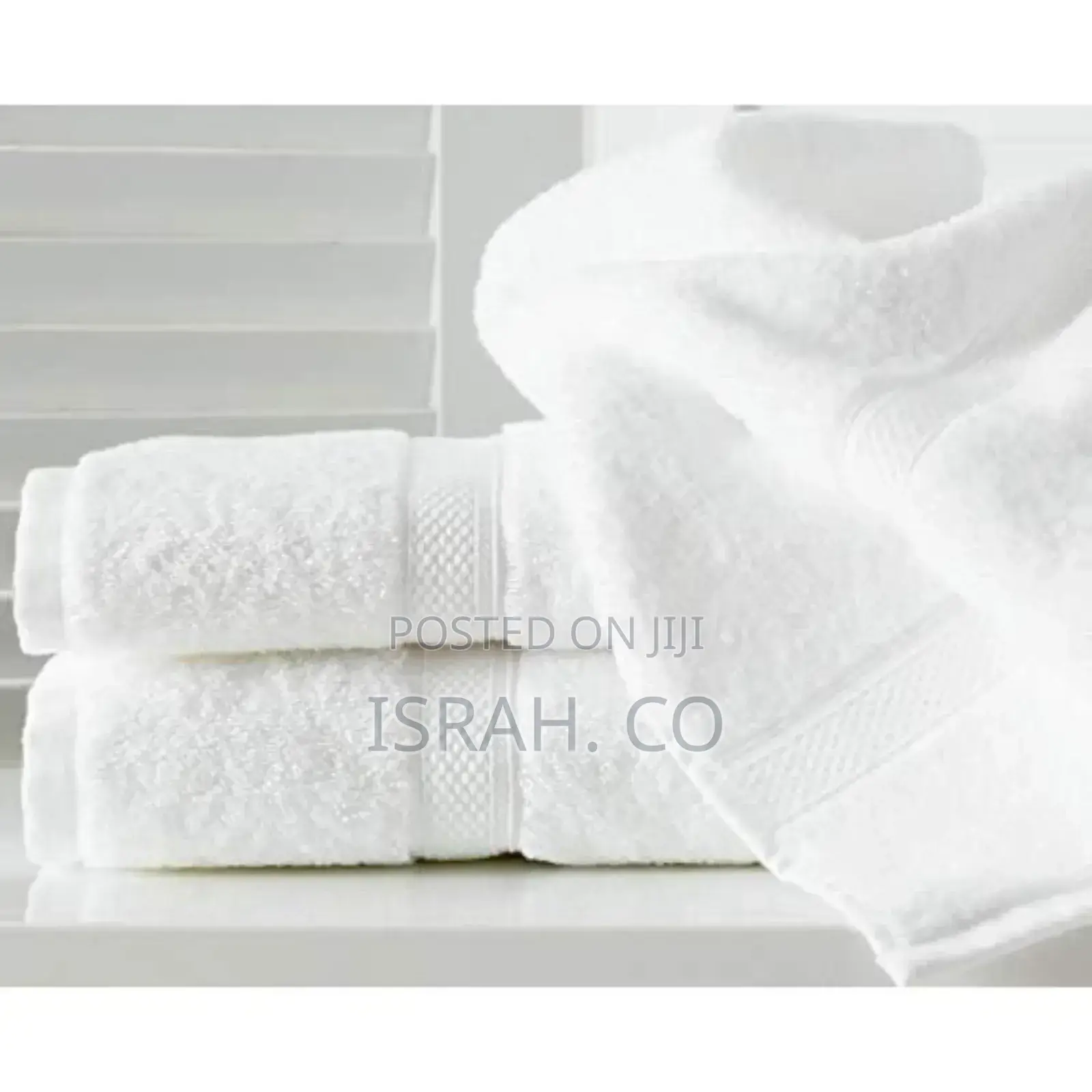 12 PCS of 40x60cm Small Rectangle White Soft Terry