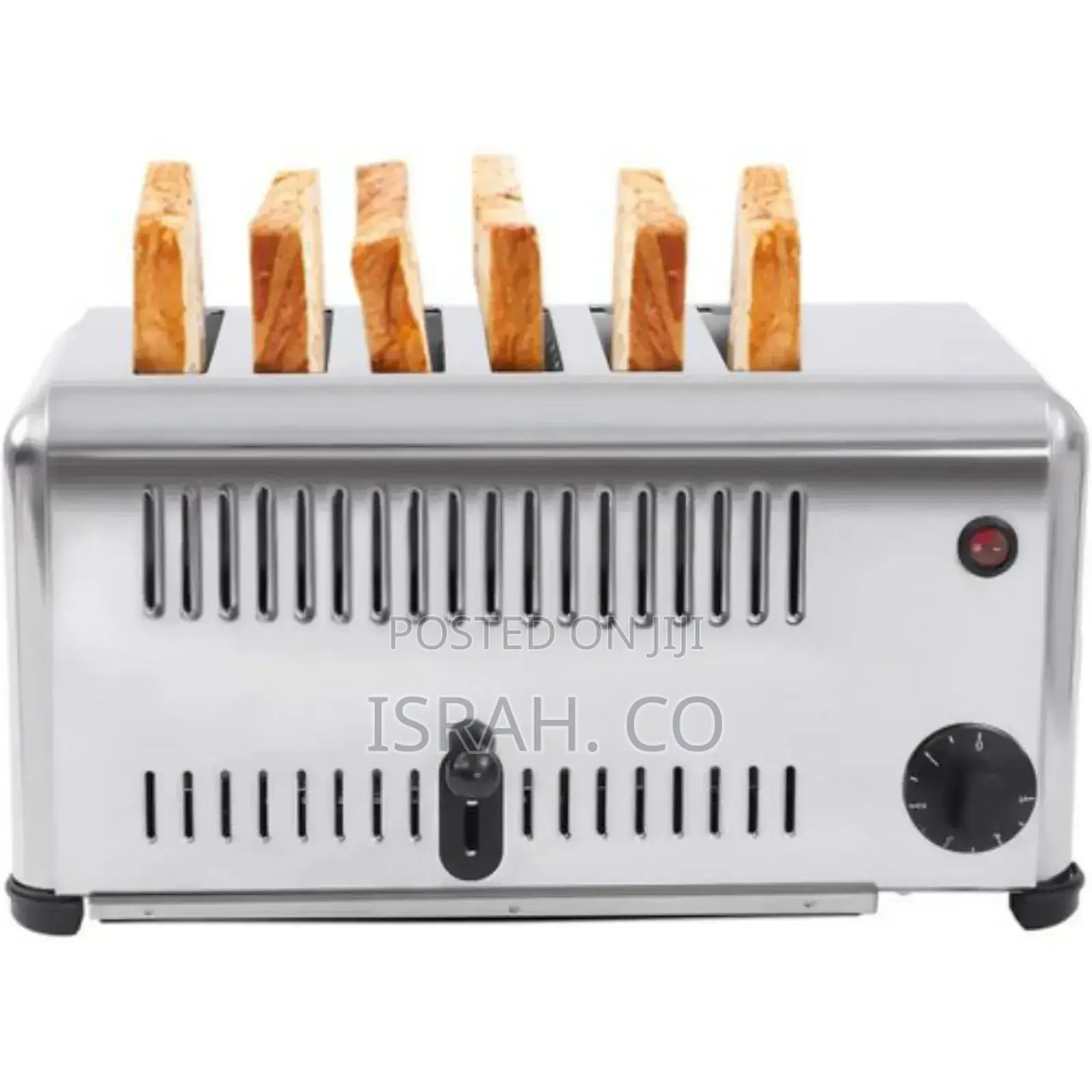 6 Slice Bread Toaster,1680w 110v Stainless Steel Commercial