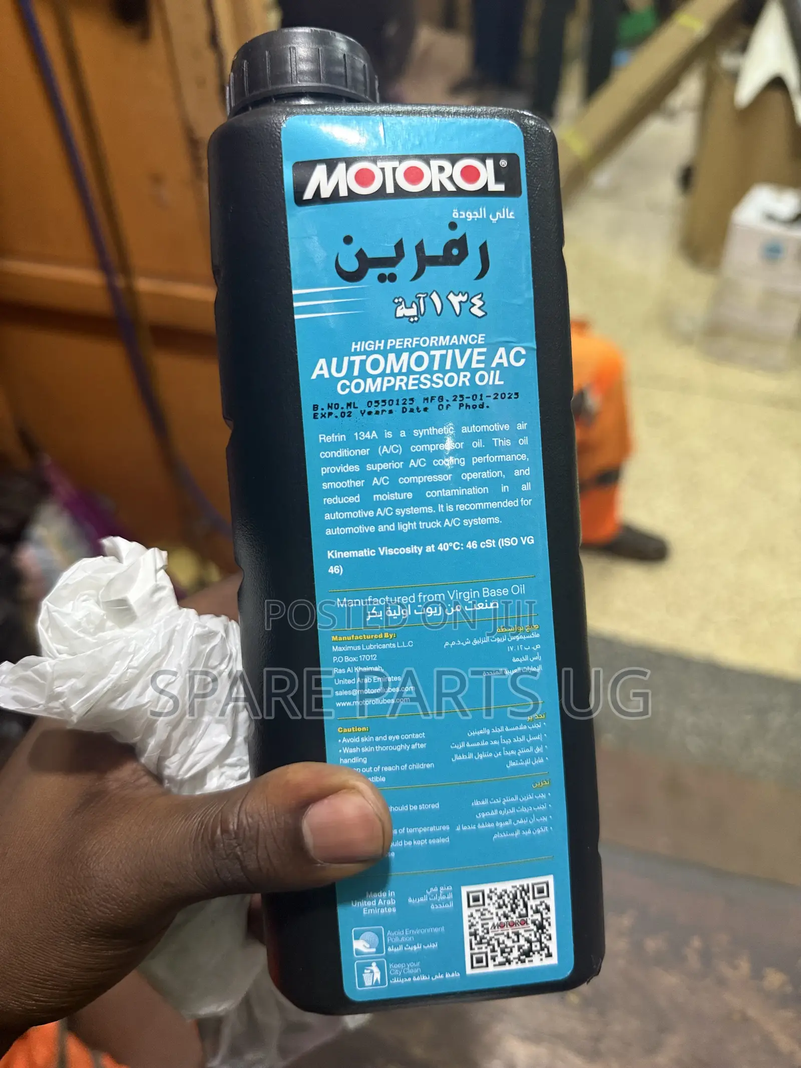 Motorol Refrin 134 Ac Compressor Oil