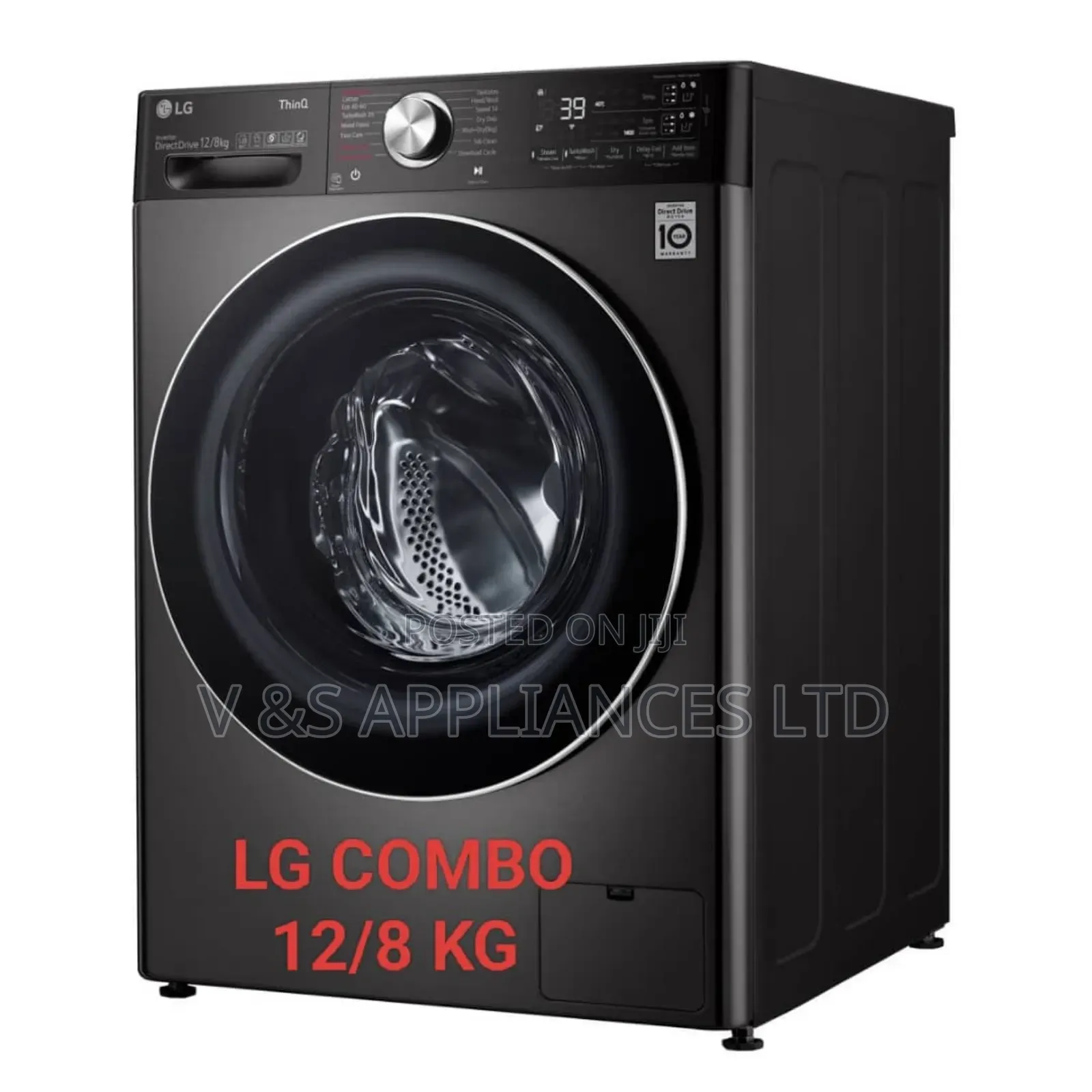 12/8 Kg Lg Washer and Dryer Machine