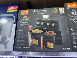 Double 4l + 4l Raf Airfryer Machine