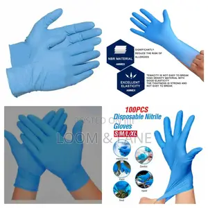 100pcs Disposable New Nitrite Gloves