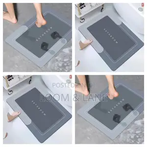 Anti Slip Cotton Tufted Bathroom Floor Mat