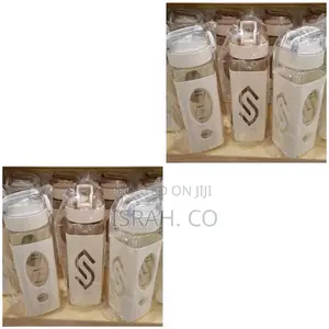 Reusable, Transparent Plastic Water Bottles,