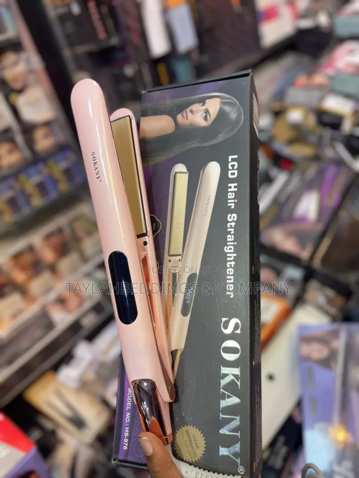 Professional Hair Straightener Titanium Flat Curling Iron
