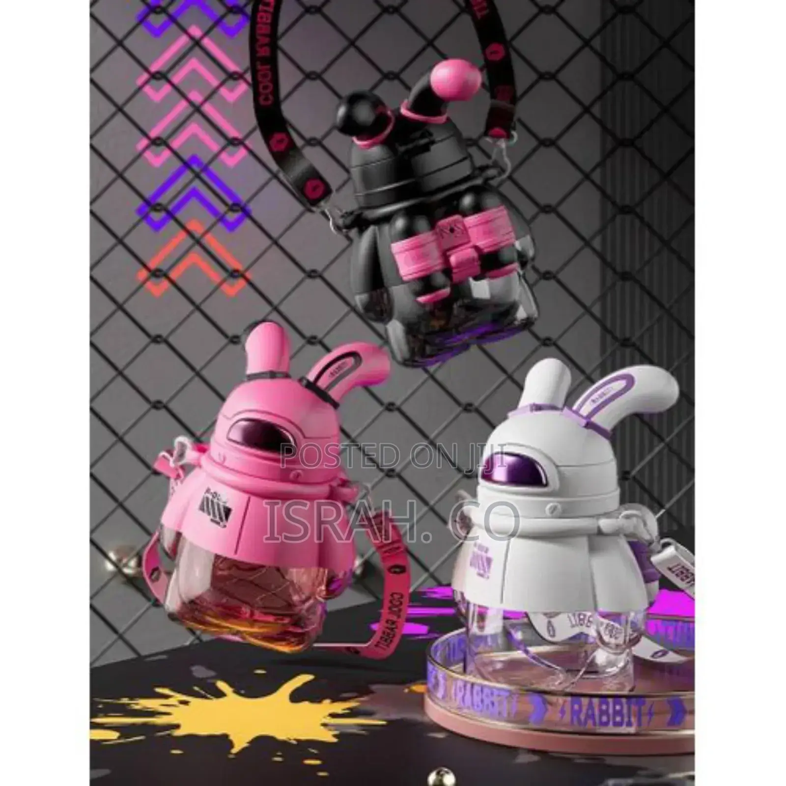 Morden Luxury Portable Space Bunny Kids Vacuum Flask