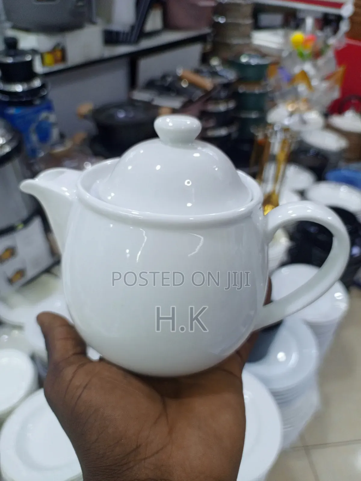 Porcelain Ceramic Teapot