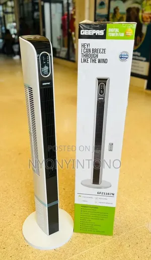 Geepas Tower Fan With 2yrs Warranty