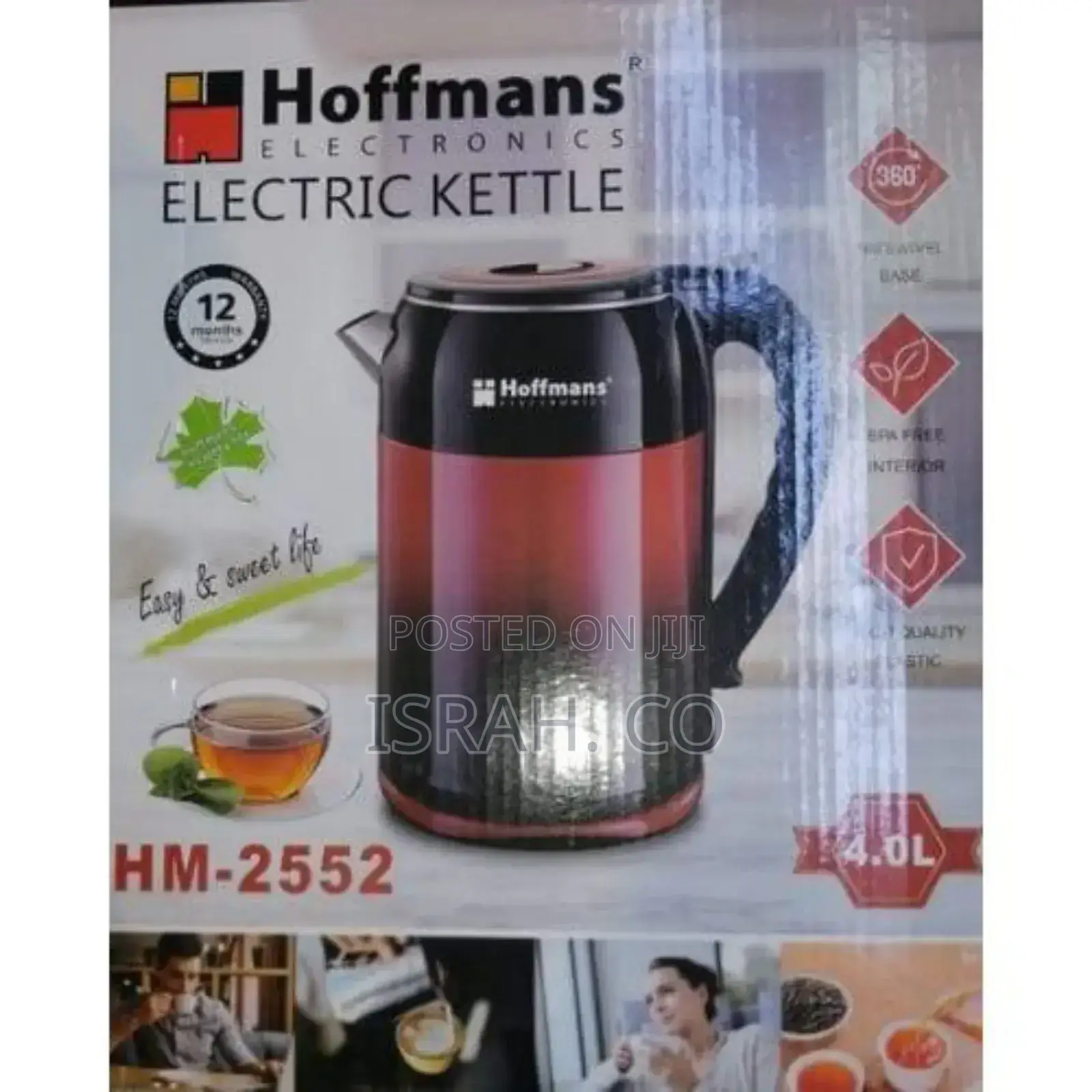 Hoffmans 4 Litre Two Layers Electric Kettle