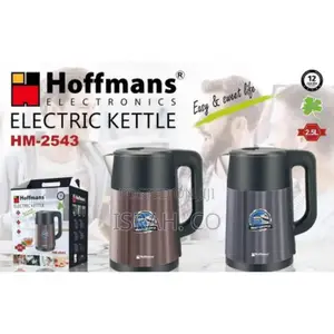Hoffmans Stainless 2.5l Water Electric Kettle Automatic