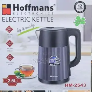 Hoffmans Stainless 2.5l Water Electric Kettle Automatic