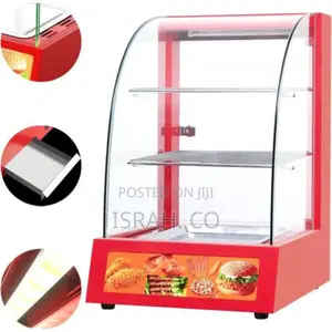 15 Kg ,15 X 18 X 24 Electric Curved Glass Hot Food Warmer