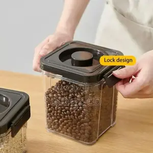 5 Piece Simple Vacuum Storage Tank Cereals Storage Box