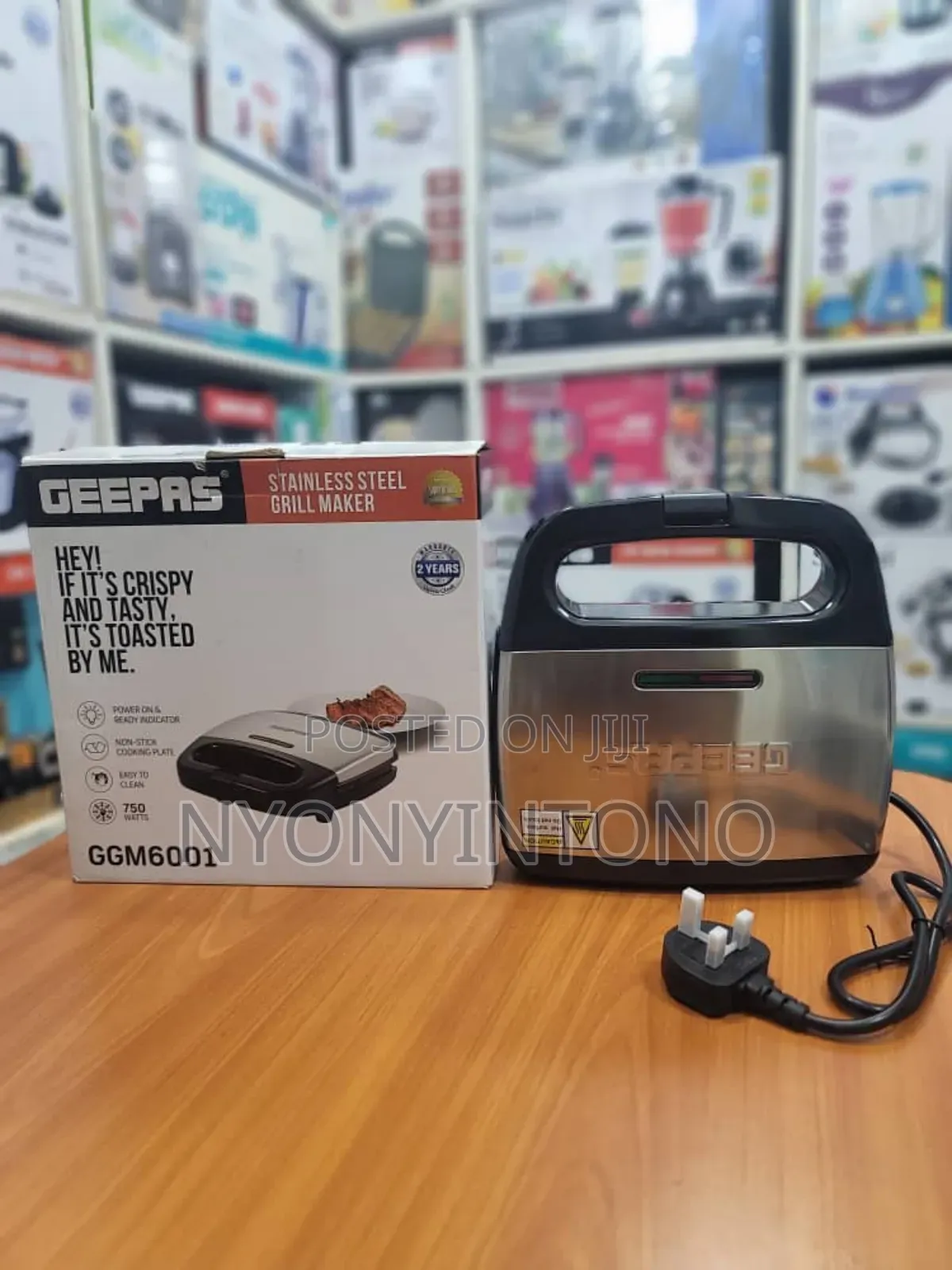 Geepas High Quality Grill Maker With 2yrs Warranty