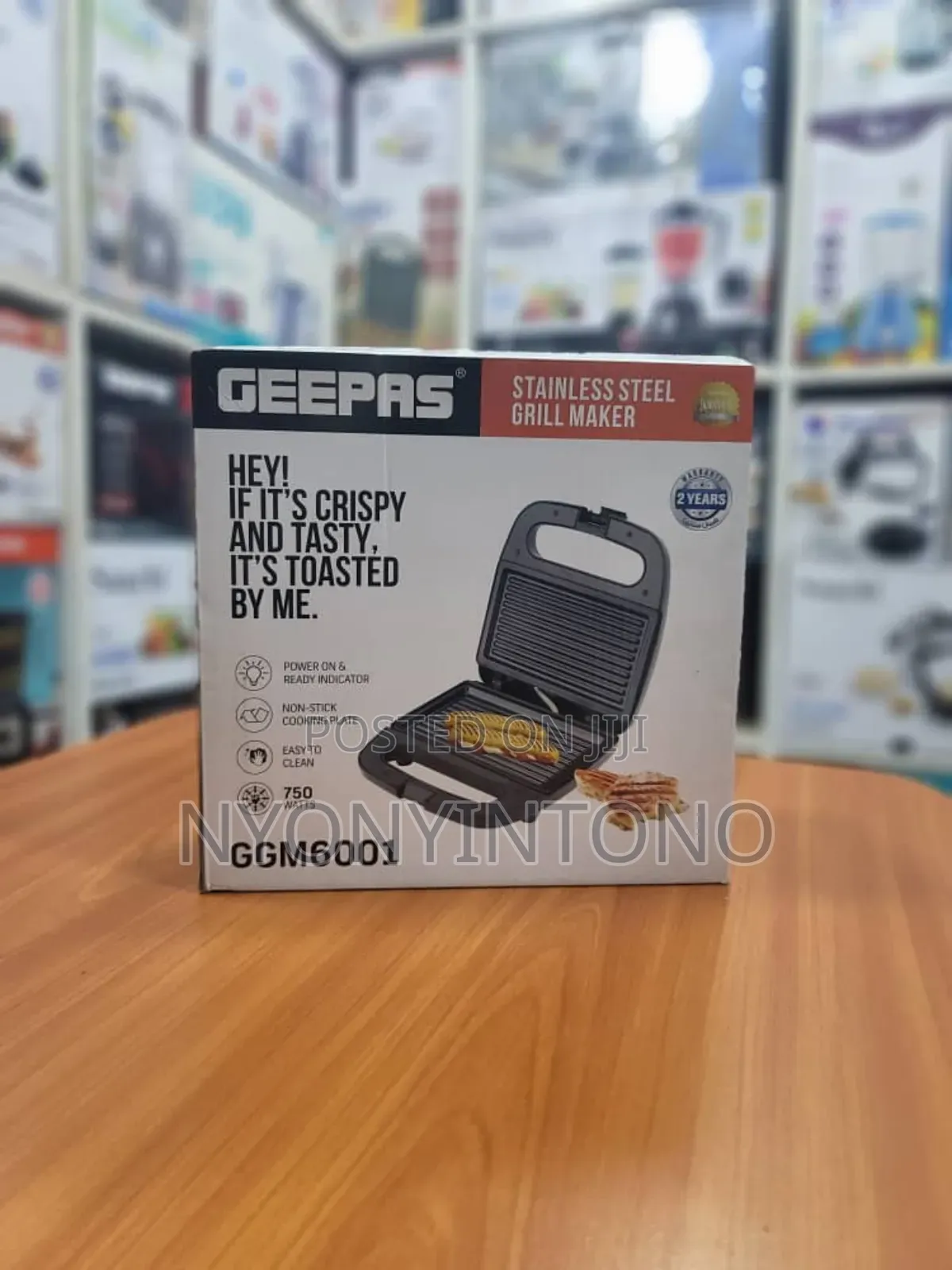 Geepas High Quality Grill Maker With 2yrs Warranty