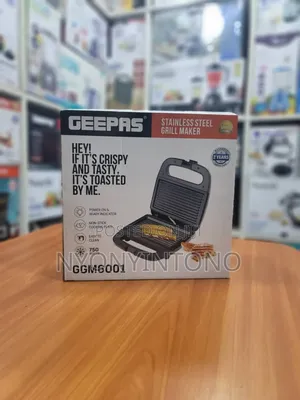 Geepas High Quality Grill Maker With 2yrs Warranty