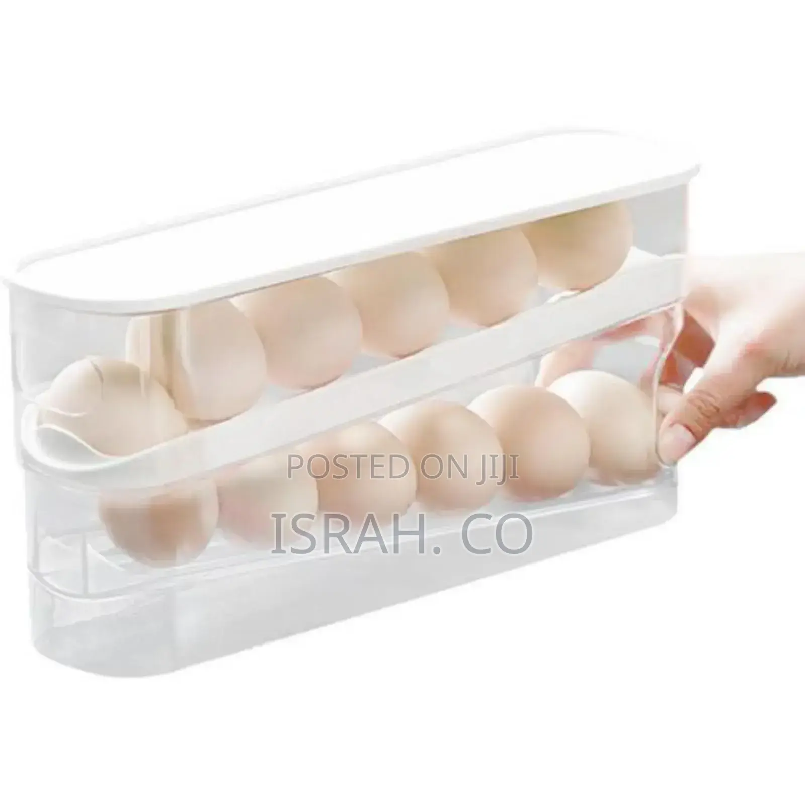 12pcs Double Layer Egg Storage Box - Rolling Countertop