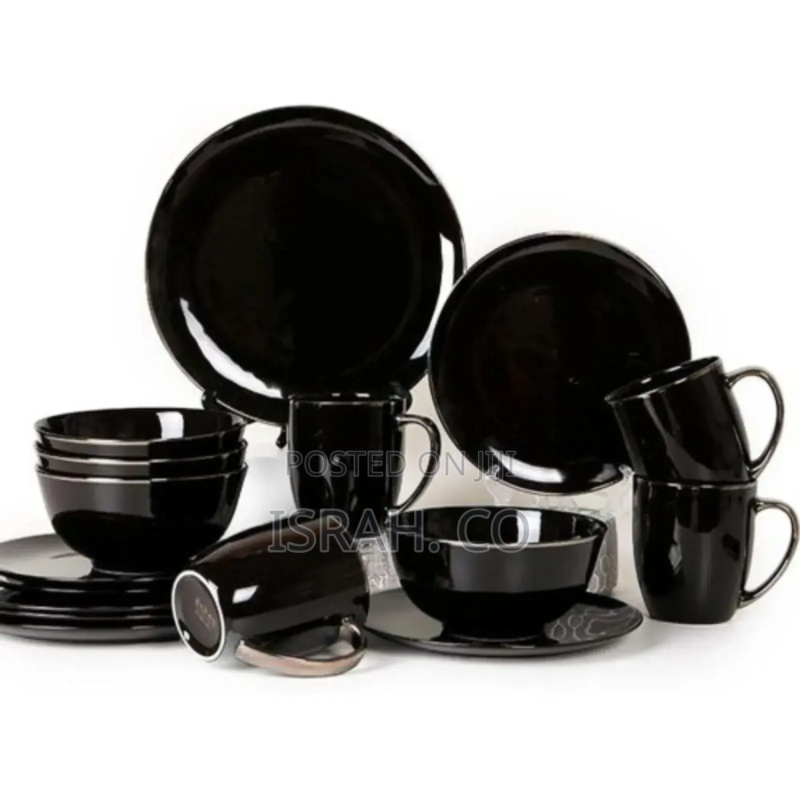 Shinny Round Ceramic Tableware Dinnerware Set