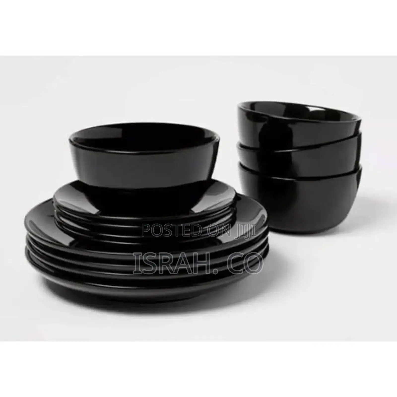 Shinny Round Ceramic Tableware Dinnerware Set