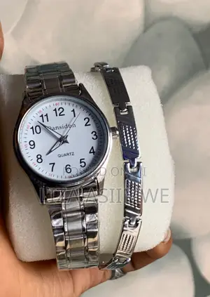 Casual Watch and a Bracelet