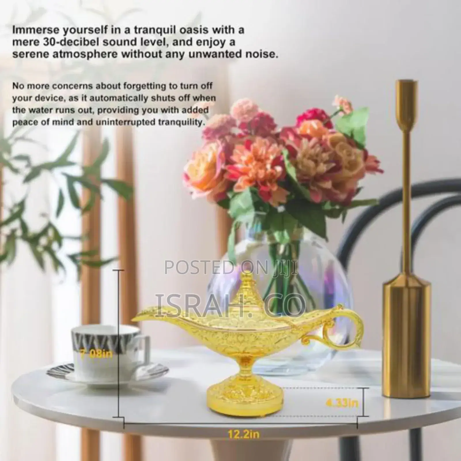 4 in 1 Decorative Aromatherapy Oil Diffuser, Aladdin