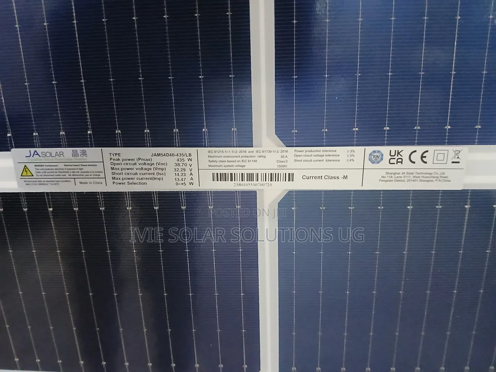 Ja Solar Panels 435w