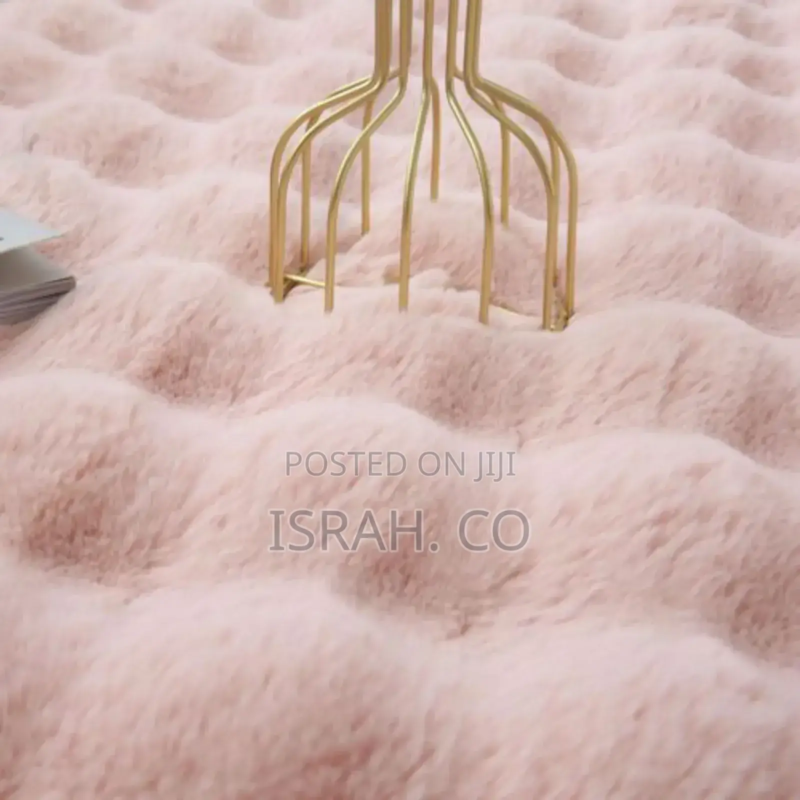 Washable Shag Lounge Area Rug Pink