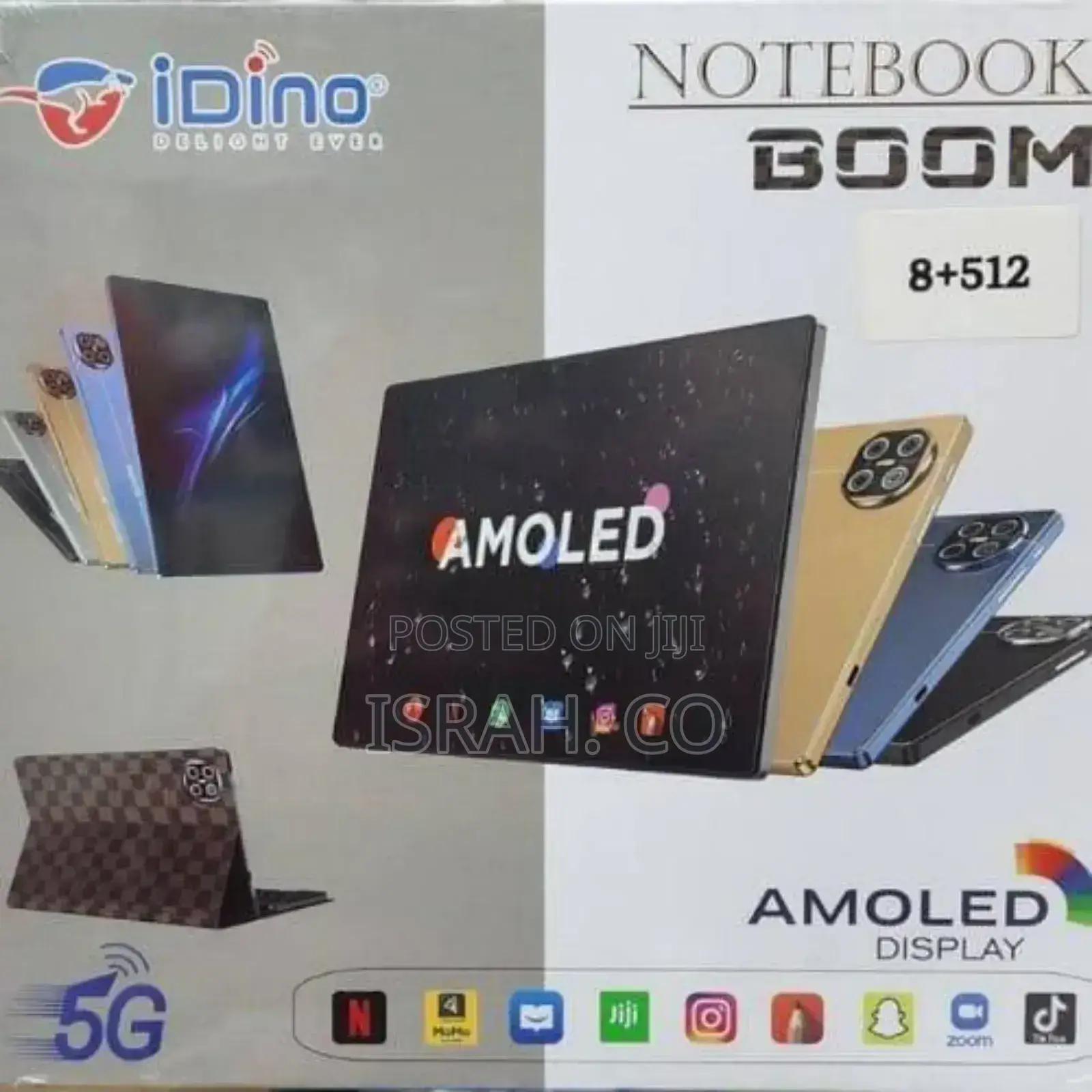 New Idino Notebook Boom 512 GB Gray