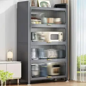 Bread, Coffee Station, and Microwaves Kitchen Rack