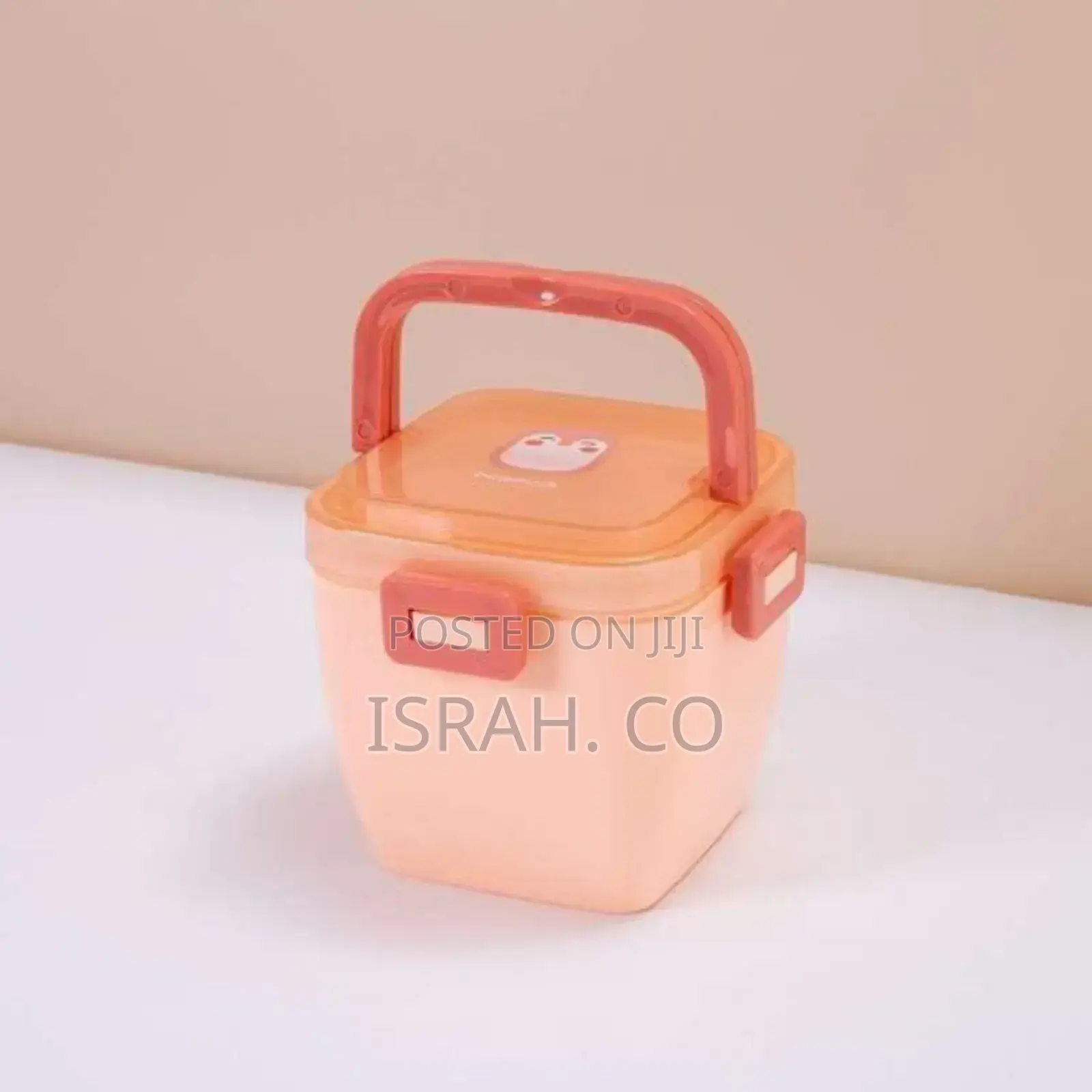 Portable Plastic Microwaveable Bento Double Layer Lunch Box