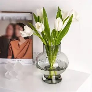 Smoke Belly Compact Tabletop Vase Hydroponics