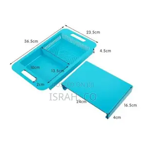 3 in 1 Chopping Board With Tray and Strainer Washing Bowl
