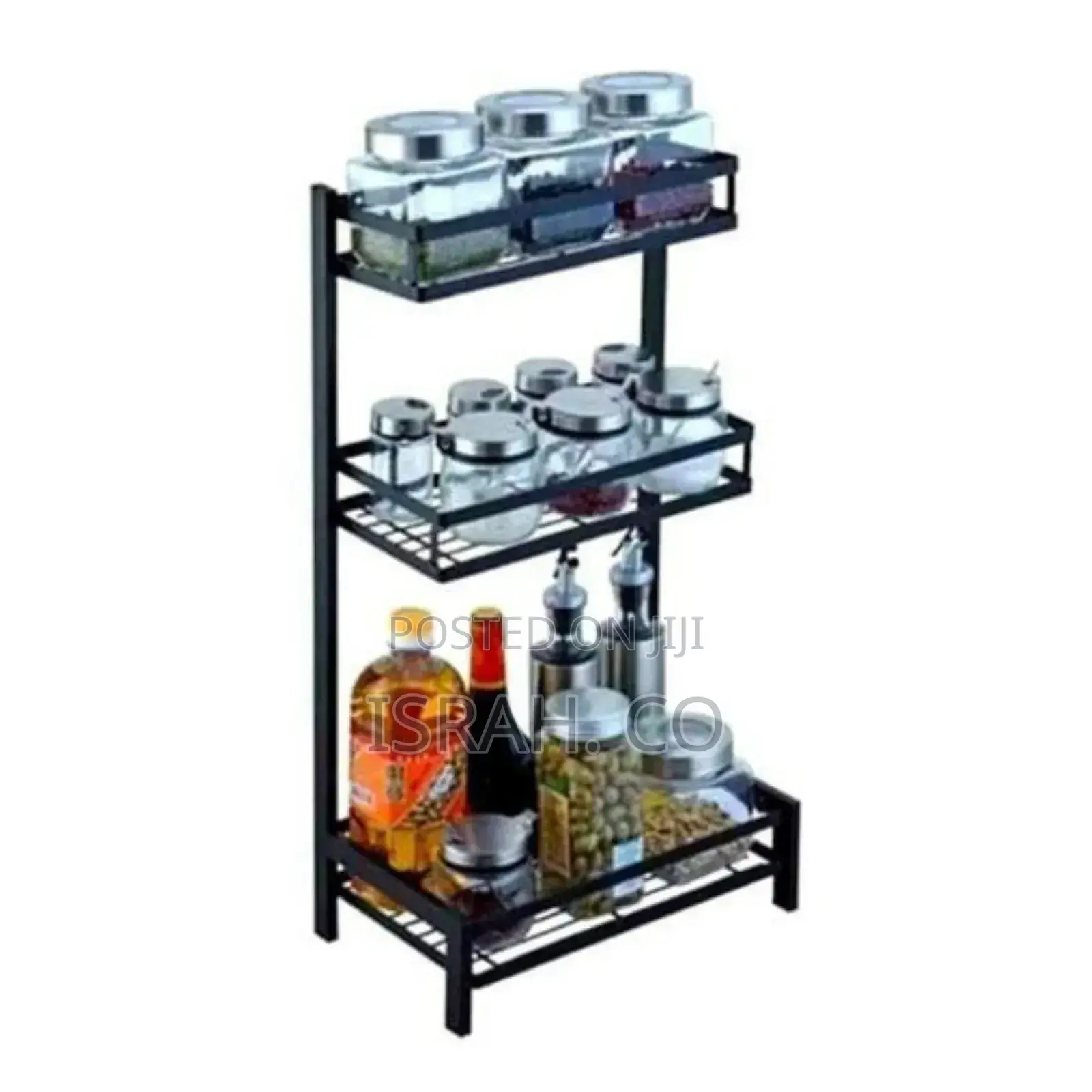 3 Layer Seasoning Spicerack Counter Bathroom Shelf Organizer