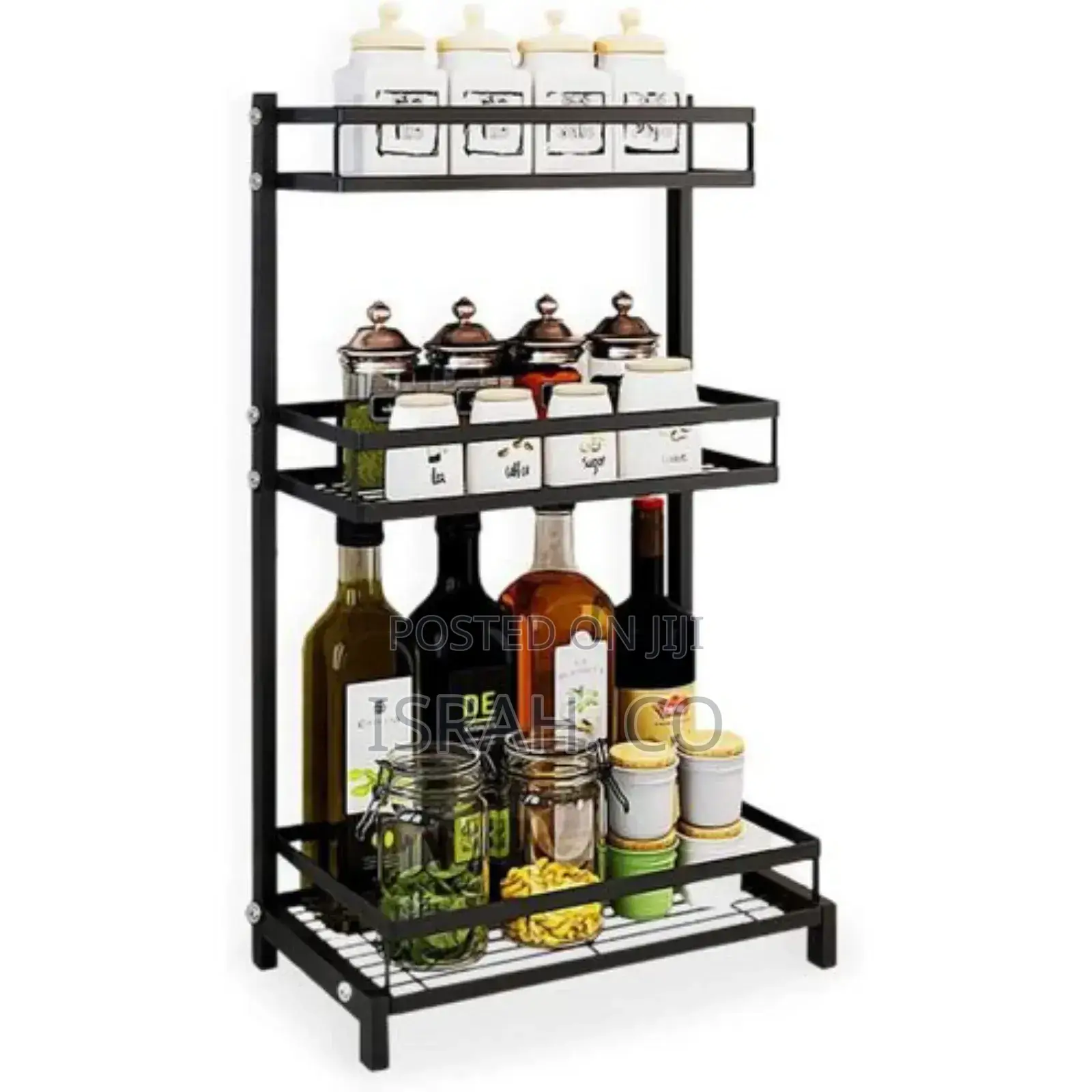 3 Layer Seasoning Spicerack Counter Bathroom Shelf Organizer
