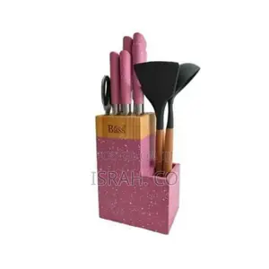 Bass 11 Piece Stainless Steel Modern Knife Set